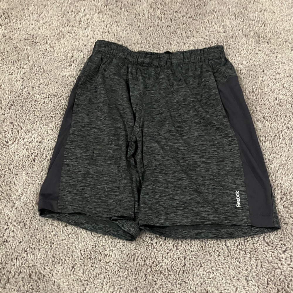 Reebok Men's Charcoal Athletic Shorts